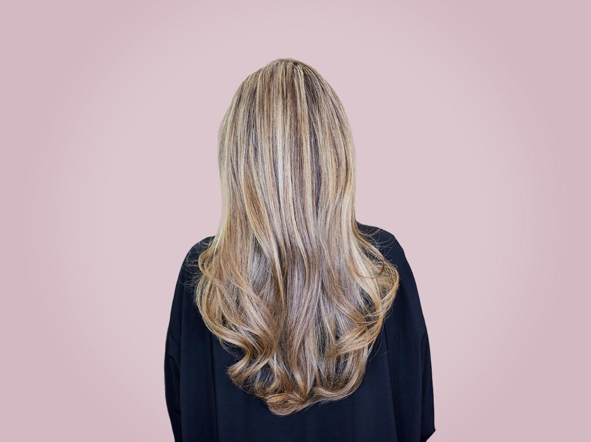 Окрашивание длинных волос